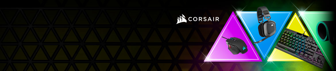 Zyskaj 20% zniżki na wybrane urządzenia peryferyjne na stronie corsair.com przy zakupie systemu PCSpecialist wyposażonego w produkty Corsair.