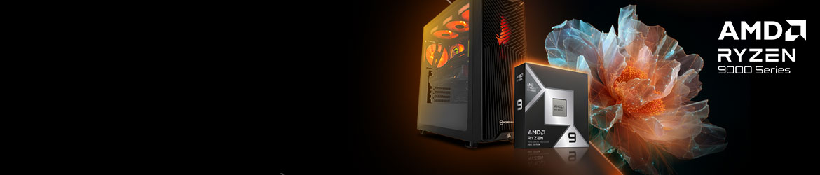 Dwa oblicza. Jedna legenda. Procesor AMD Ryzen™ 9 9950X3D2 jest już dostępny w konfiguratorze PCSpecialist. Jeden procesor do pracy i gier bez kompromisów.