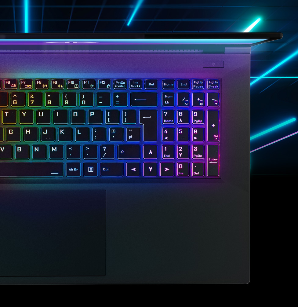 klawiatura laptopa gamingowego